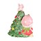 Blue Sky Clayworks Strawberry Shortcake with Custard Cat Cookie Jar Figurine